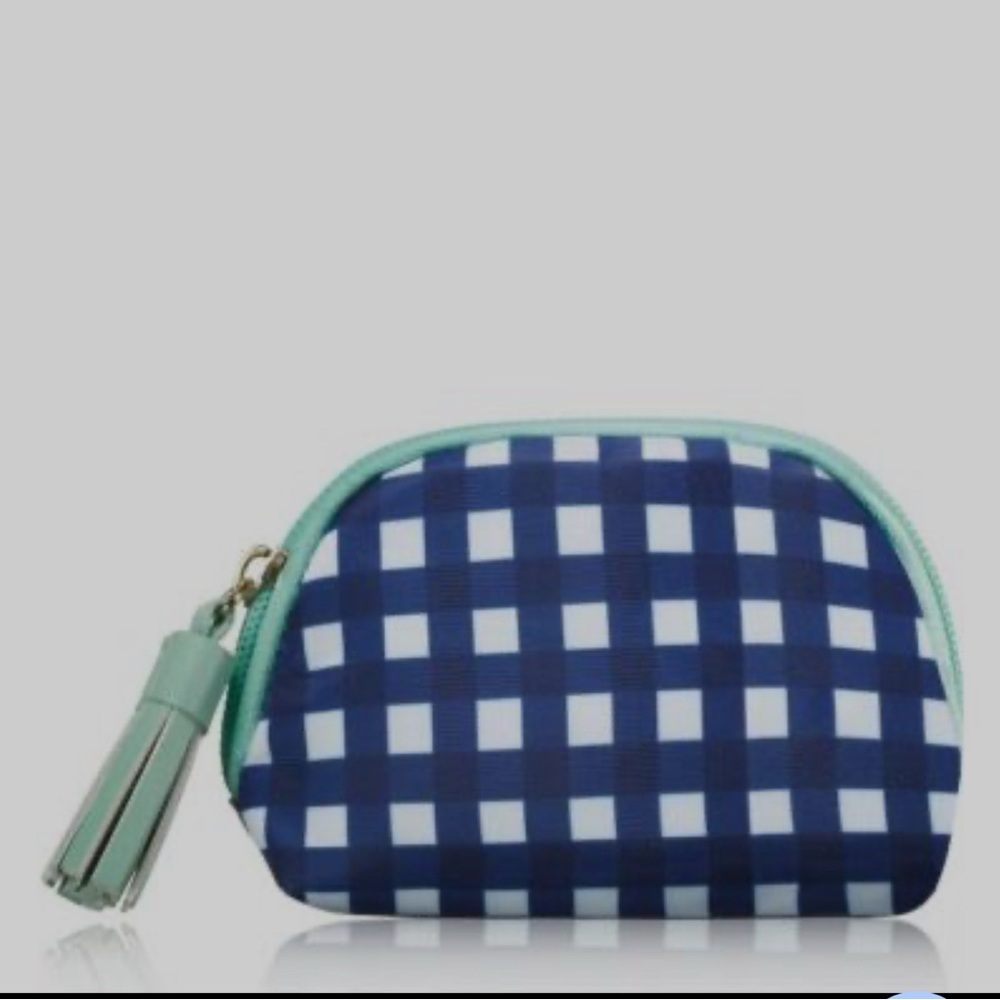 Floral and Gingham Cosmetic Pouch Set - Picture 2 of 2